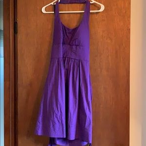 Purple Halter Dress